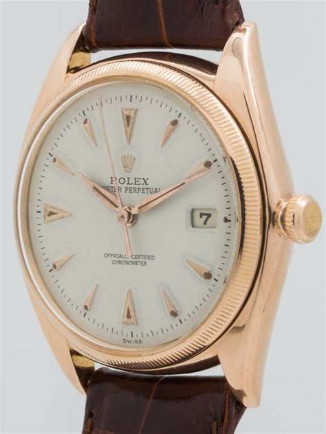 Rolex Datejust ref 4467 18K Rose Gold circa 1957