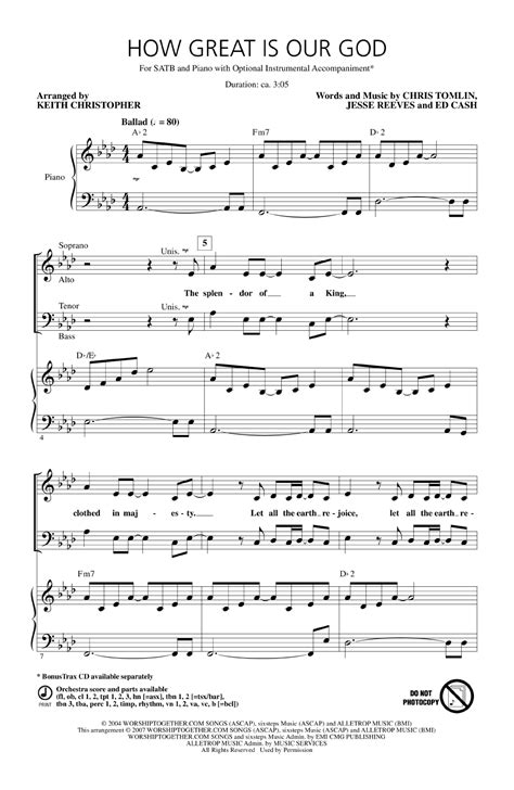 How Great Is Our God (SATB ) by Chris Tomlin | J.W. Pepper Sheet Music