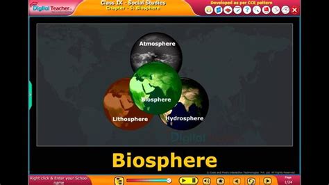 Biosphere, Class 9 Social | Digital Teacher | Social digital, Classroom ...