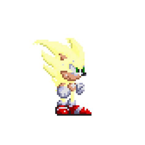 Pixilart - Super or Hyper Sonic (Flashing Lights) by I-like-Sonic-91