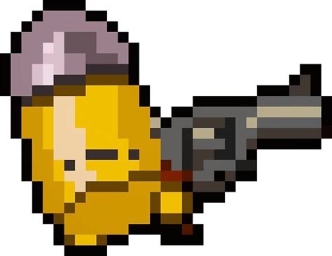 Making a Bullet Kin from Enter the Gungeon (939, 849) (it's the tip of the gun so far) : r/place