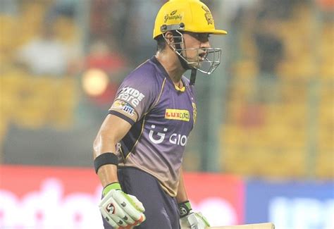 Gautam Gambhir was not retained by Kolkata Knight Riders and he ...