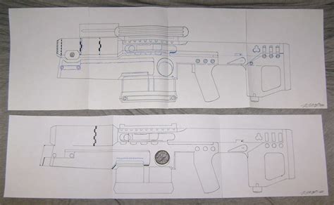 Blueprints Halo 2 Sniper Rifle | Halo Costume and Prop Maker Community - 405th