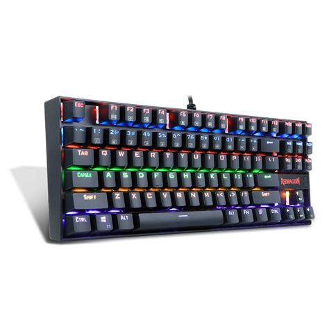 Redragon Kumara K552-R (Blue Switches) Tenkeyless Rainbow-Backlit ...