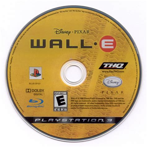 Wall-E (2008) PlayStation 3 box cover art - MobyGames