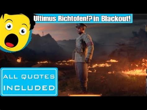 ULTIMIS RICHTOFEN BLACKOUT GAMEPLAY! MUST SEE! ALL Quotes! - YouTube