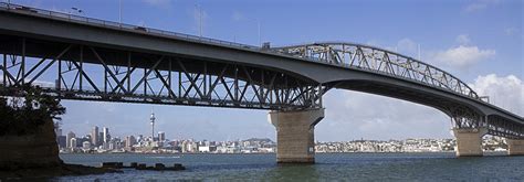 Auckland Harbour Bridge and skyline Panorama