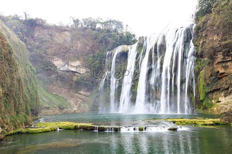 Cachoeira Huangguoshu E Gruta Shuilian Imagem Grátis_Foto Número ...