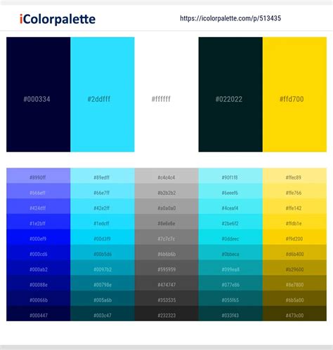 56 Latest Color Schemes with Navy And Deep Sky Blue Color tone combinations | 2024 | iColorpalette