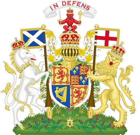 Coat of arms of KING James VI of Scotland used from 1603 to 1625 | Coat of arms, Scotlands ...