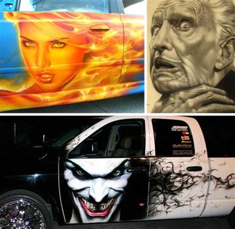 Airbrush with Fame: 32 Airbrushed Masterpieces - WebUrbanist