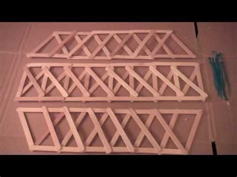 Truss Bridge Project - simple, fundamental engineering project for kids - YouTube