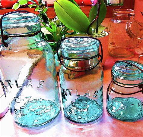 Vintage Home Canning Jars Photograph by Kathy Clark - Fine Art America