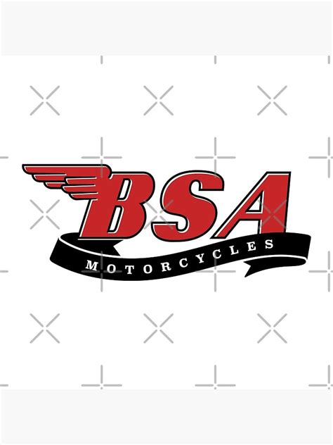 "Classic BSA Motorcycles Logo" Poster for Sale by vintageracer | Redbubble