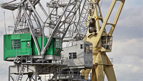 Free Images : sky, vehicle, mast, machine, industry, port, energy, clouds, crane, shipping ...