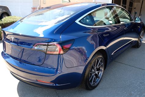 2019 Tesla Model 3 (Deep Blue Metallic) — DETAILERSHIP™