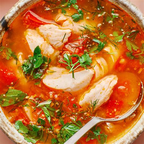 Brothy Tomato and Fish Soup With Lime Recipe | Bon Appétit