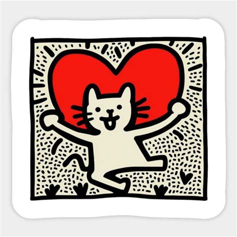 Funny Keith Haring, cats lover by art-ucef | Keith haring art, Keith ...