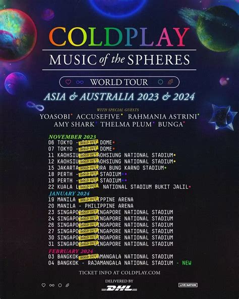 Coldplay World Tour 2024 - Casey Cynthea