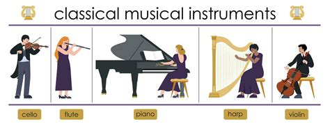 Classical Music Instruments Infographics 25804203 Vector Art at Vecteezy