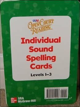 Open Court Reading - Sound/Spelling Individual Cards - Grades 1-3: WrightGroup/McGraw-Hill ...