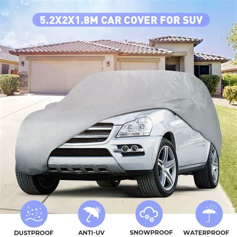 Car Cover Waterproof All Weather Breathable UV Protection Snowproof Waterproof Dustproof ...