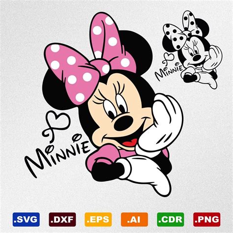 Layered Cut Files Minnie Mouse Svg Disney Inspired Svg Disneyworld Svg | Porn Sex Picture