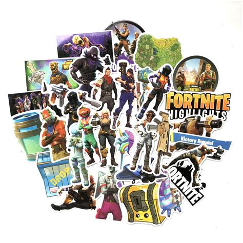 40Pcs Fortnite Stickers for Hydro Flask Stickers | Fortnite Brand Store