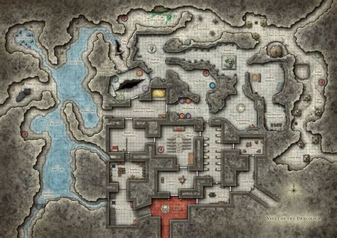 Mike Schley | Individual Map Downloads | Vault of the Dracolich Poster Map (Digital DM & Player ...