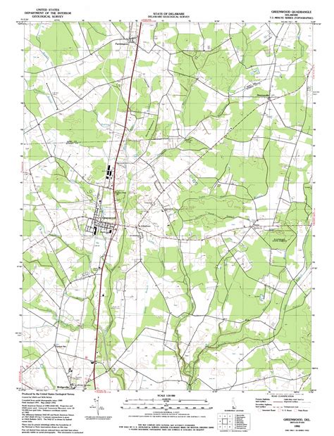 Greenwood, DE Topographic Map - TopoQuest