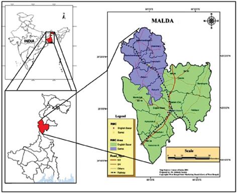 Location Map of Malda District, West Bengal | Download Scientific Diagram