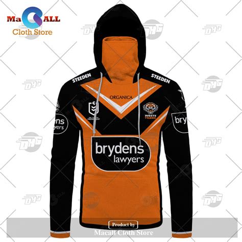 Personalize NRL Wests Tigers 2023 Away Jersey Hoodie Sweatshirt 3D ...