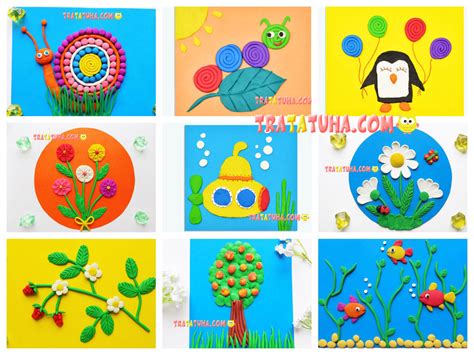 Clay Painting — Tutorial, New Ideas for Kids