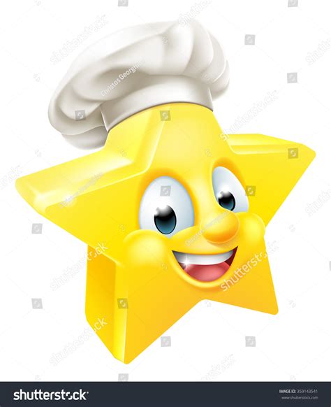 Cartoon Star Chef Baker Emoji Emoticon Stock-illustration 359143541 ...