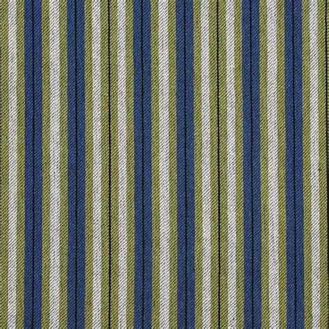 E823 Light Green And Blue Striped Jacquard Upholstery Fabric