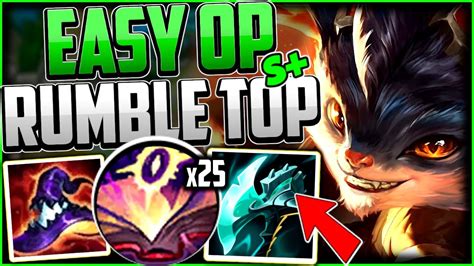 How to Rumble & CARRY for Beginners + Best Build/Runes | Rumble Guide Season 13 League of ...