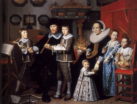 Portrait of Michiel van der Dussen and His Family by VLIET, Hendrick ...