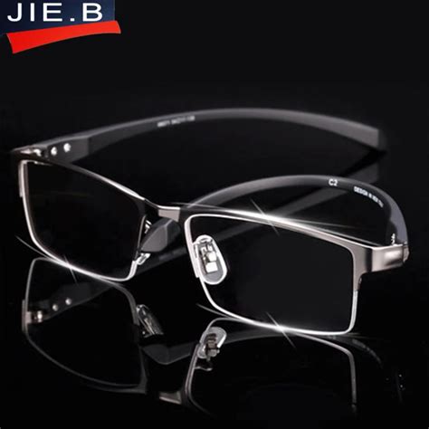 Titanium Alloy Business Men Eyeglasses Frame with Flexible Tr 90 ...