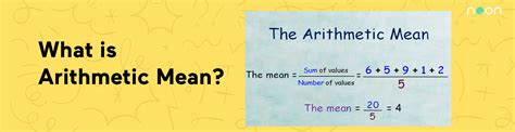 what is arithmetic mean? | Learn At Noon