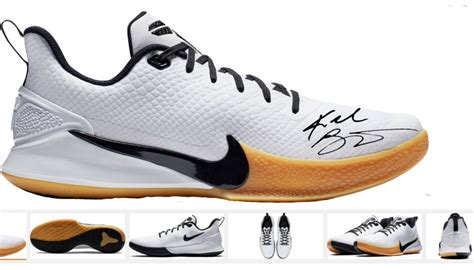 Kobe Bryant Sneakers with Printed Signatures - CharityStars