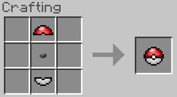 How To Craft A Pokeball - Pixelmon Help