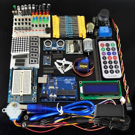 2pcs/lot electronic kit starter kit with a dedicated power supply 9V 1A ...