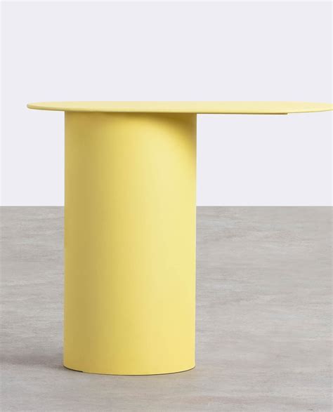 Oval Metal Side Table (61x30,5 cm) Radi - themasie.com