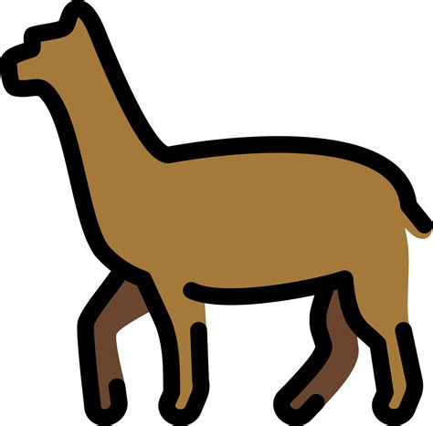 "llama" Emoji - Download for free – Iconduck