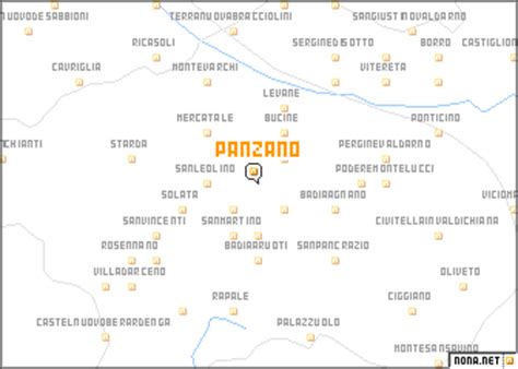 Panzano (Italy) map - nona.net