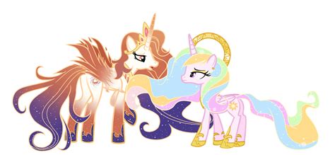 Queen Galaxia and Princess Celestia by FelikusStekill on DeviantArt | My little pony poster, My ...