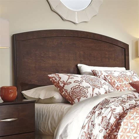 Ashley Gennaguire Wood King California King Panel Headboard in Brown ...