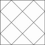 Double Cross Quilt Block  Scissortail Quilting sketch template