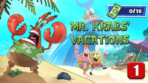 SpongeBob: Patty Pursuit - Mr. Krabs' Vagations - Bounty Hunter - Part 01 - - YouTube