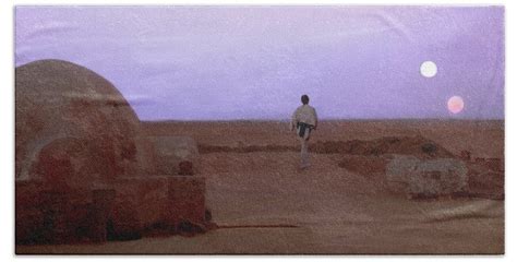 Luke Skywalker Tatooine Sunset Beach Towel for Sale by Mitch Boyce